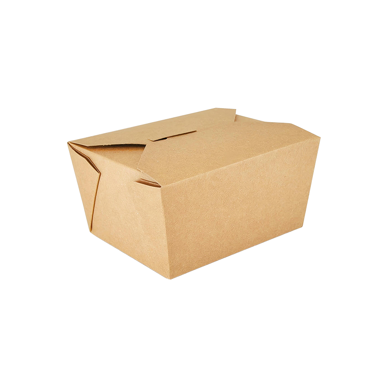 Conteneur alimentaire de boîte à emporter en papier kraft
