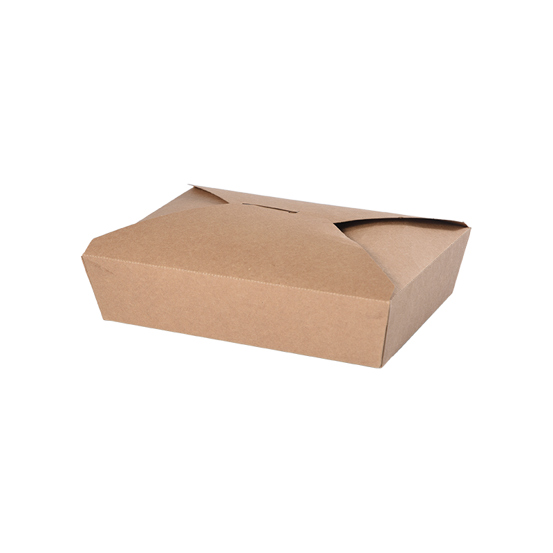 Conteneur alimentaire de boîte à emporter en papier kraft