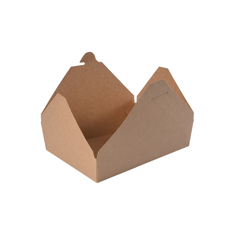 Conteneur alimentaire de boîte à emporter en papier kraft