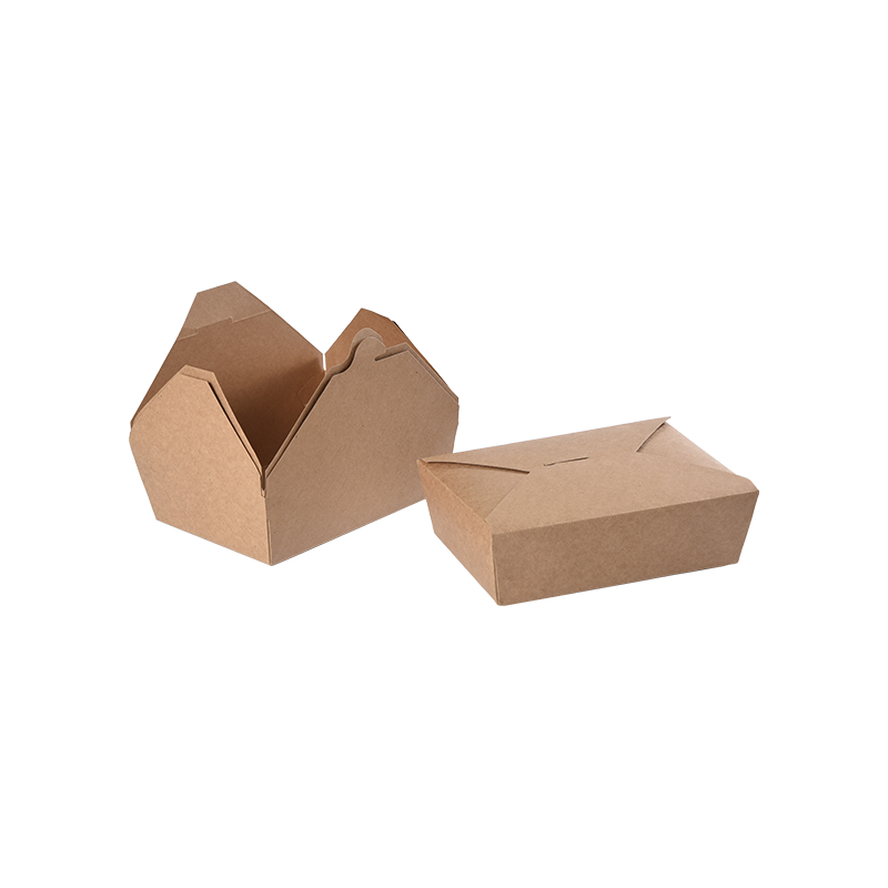 Conteneur alimentaire de boîte à emporter en papier kraft