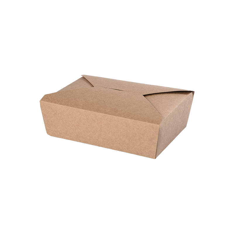 Conteneur alimentaire de boîte à emporter en papier kraft