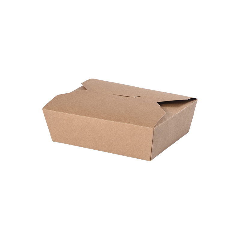 Conteneur alimentaire de boîte à emporter en papier kraft