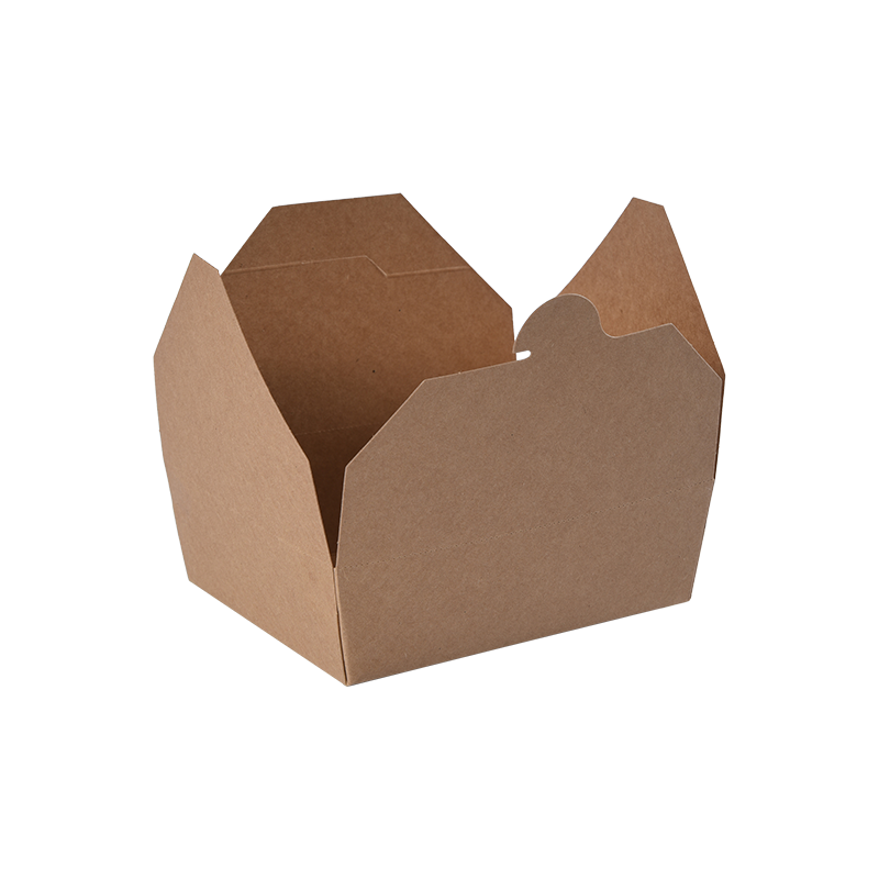 Conteneur alimentaire de boîte à emporter en papier kraft