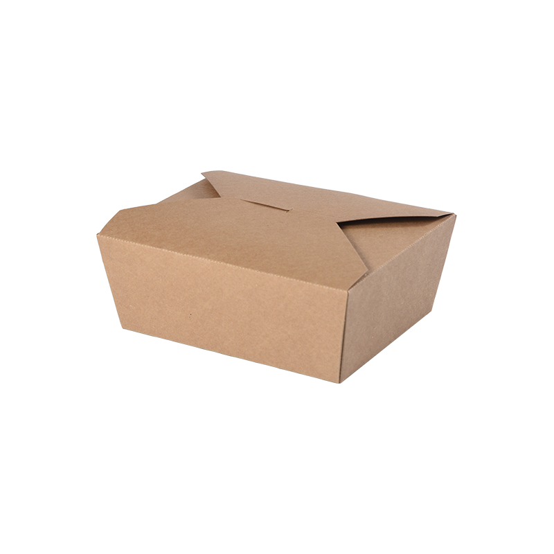 Conteneur alimentaire de boîte à emporter en papier kraft