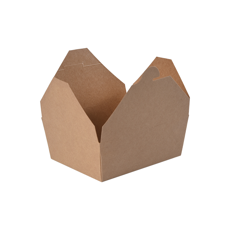 Conteneur alimentaire de boîte à emporter en papier kraft