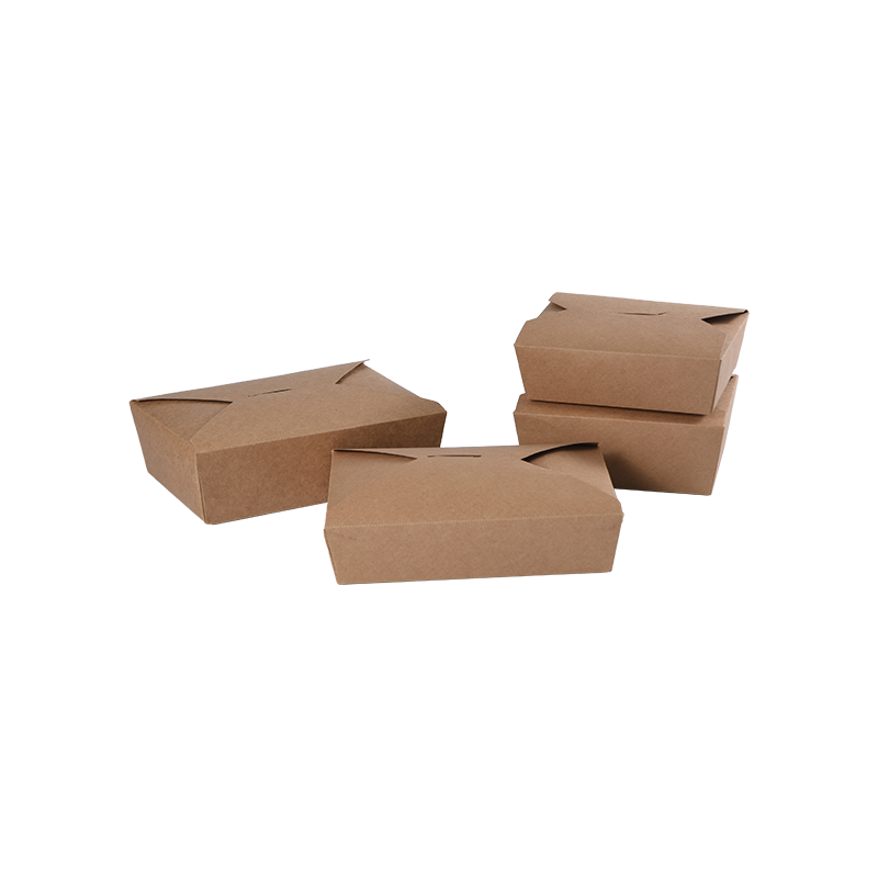 Conteneur alimentaire de boîte à emporter en papier kraft