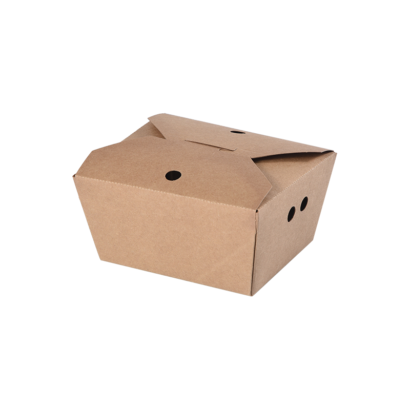 Conteneur alimentaire de boîte à emporter en papier kraft