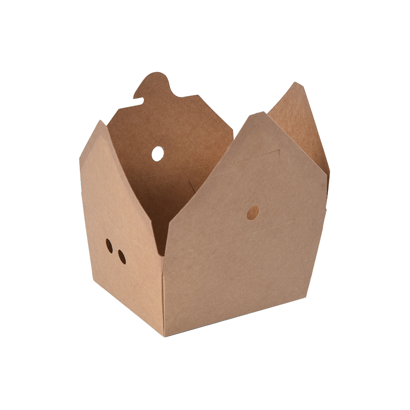 Conteneur alimentaire de boîte à emporter en papier kraft