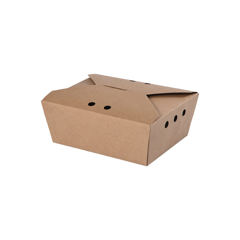 Conteneur alimentaire de boîte à emporter en papier kraft