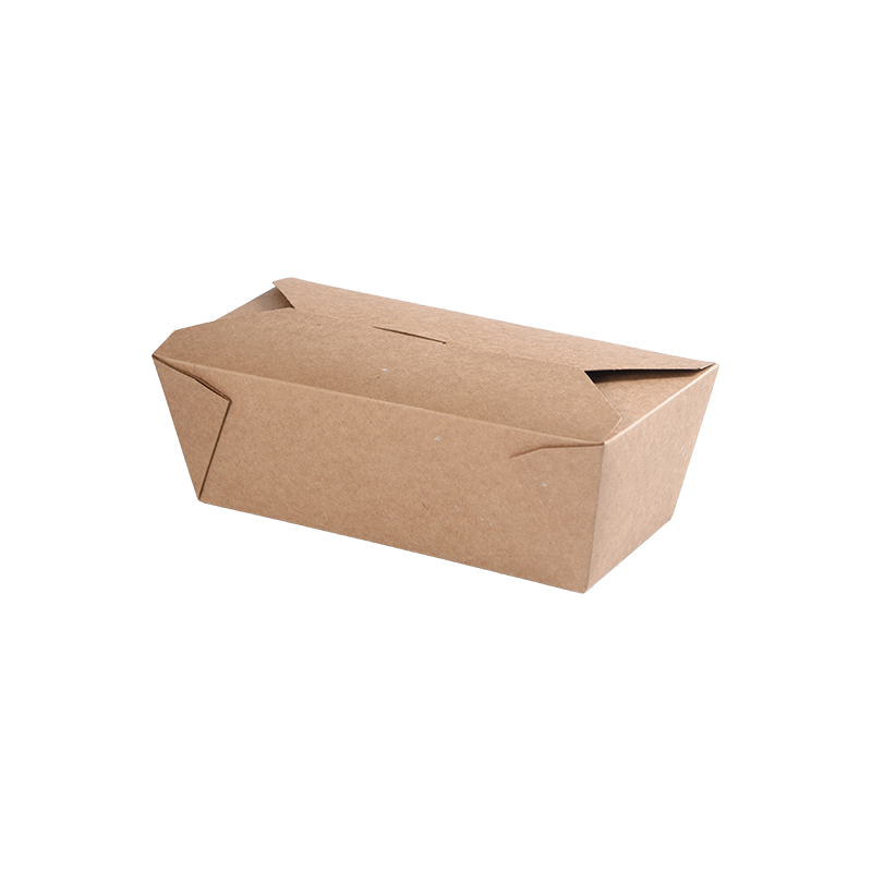 Conteneur alimentaire de boîte à emporter en papier kraft
