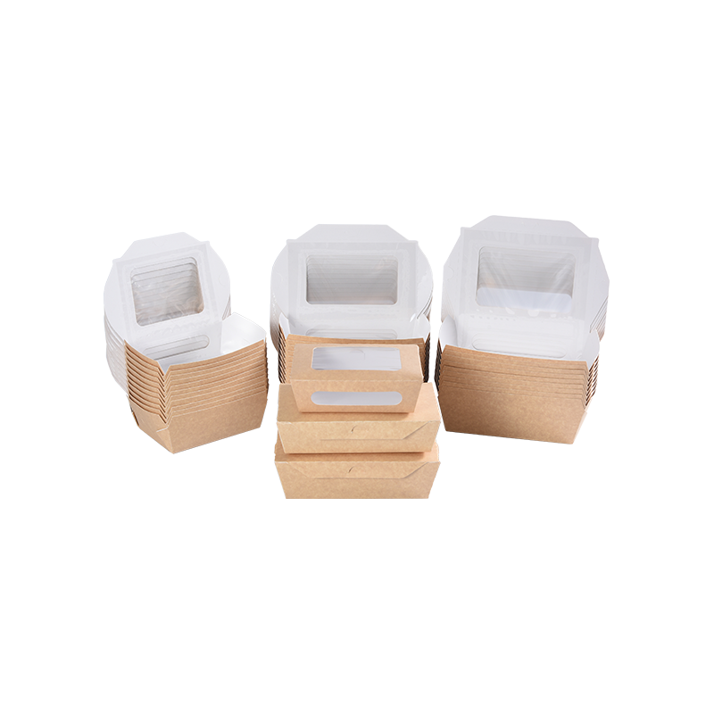 Bol en papier à emporter unique en carton double couche poly