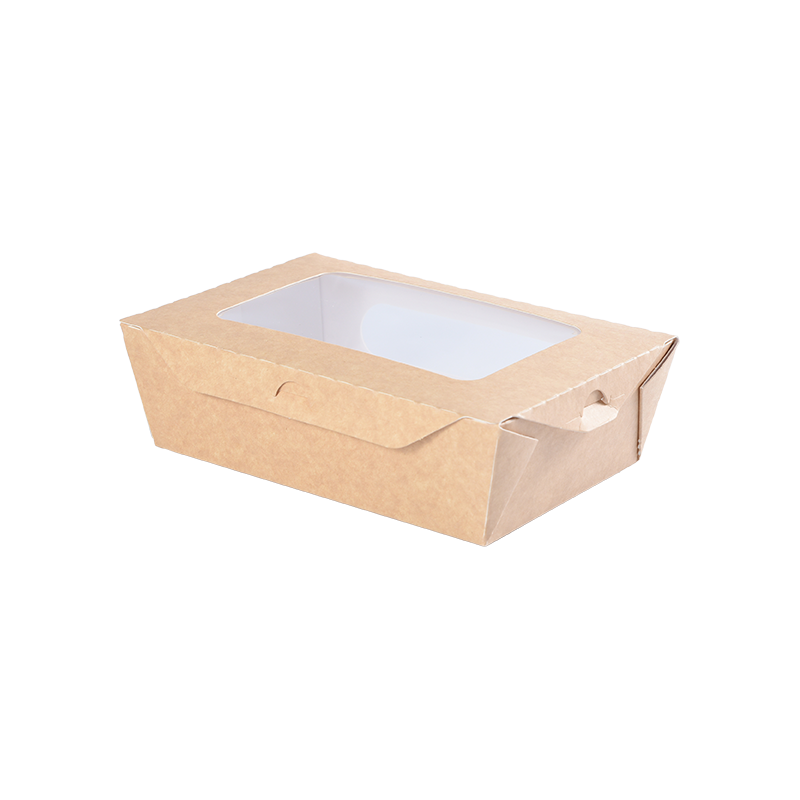 Bol en papier à emporter unique en carton double couche poly