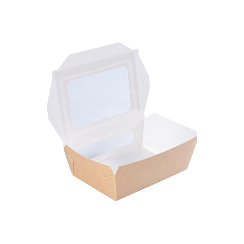 Bol en papier à emporter unique en carton double couche poly
