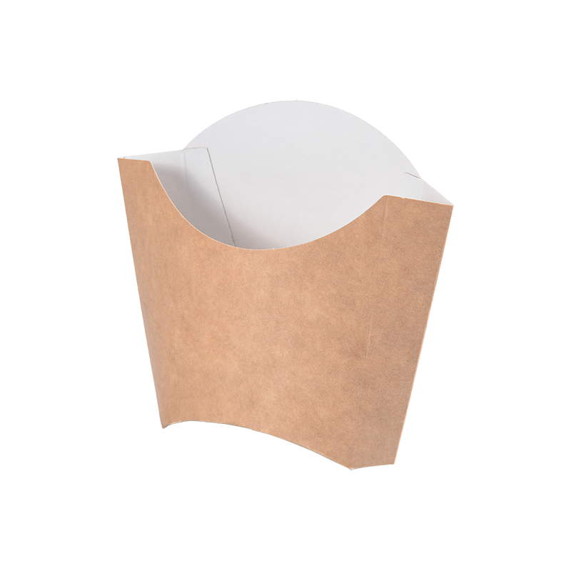 Porte-frites jetable, gobelets à frites en papier, gobelets à charcuterie, cuillère à chips Kraft