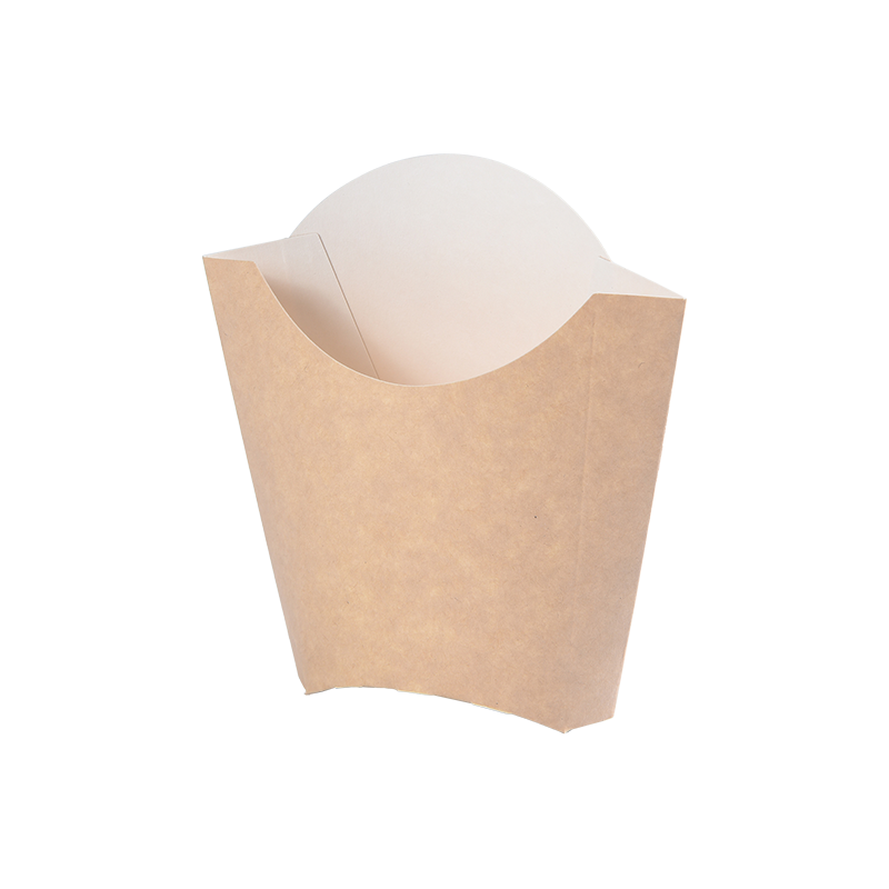 Porte-frites jetable, gobelets à frites en papier, gobelets à charcuterie, cuillère à chips Kraft