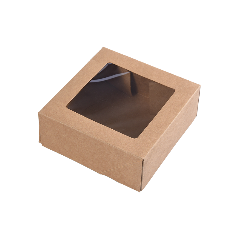 Petites boîtes à gâteaux en Kraft brun pour portions de gâteaux, boîtes de boulangerie à biscuits/brownie, boîtes d'emballage de gâteaux en carton pour friandises/cadeaux