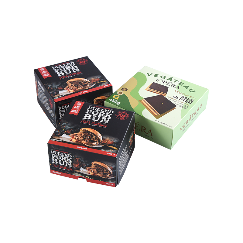 Boîte imprimée pour gâteaux